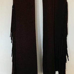 Western fringe pants
